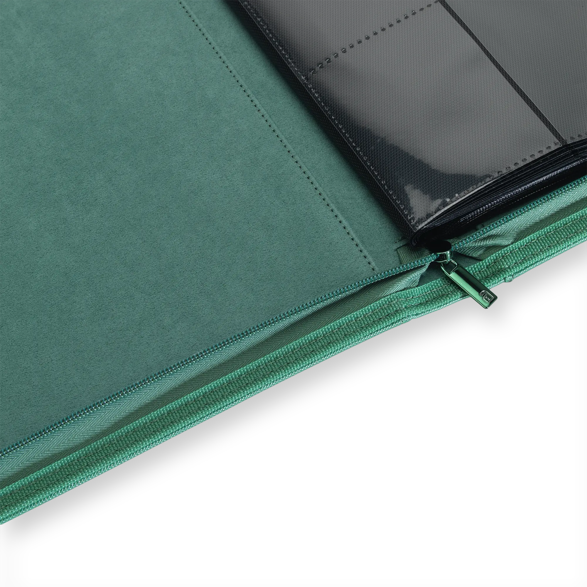 Vault X - 12-Pocket Exo-Tec® Zip Binder - Metallic Green