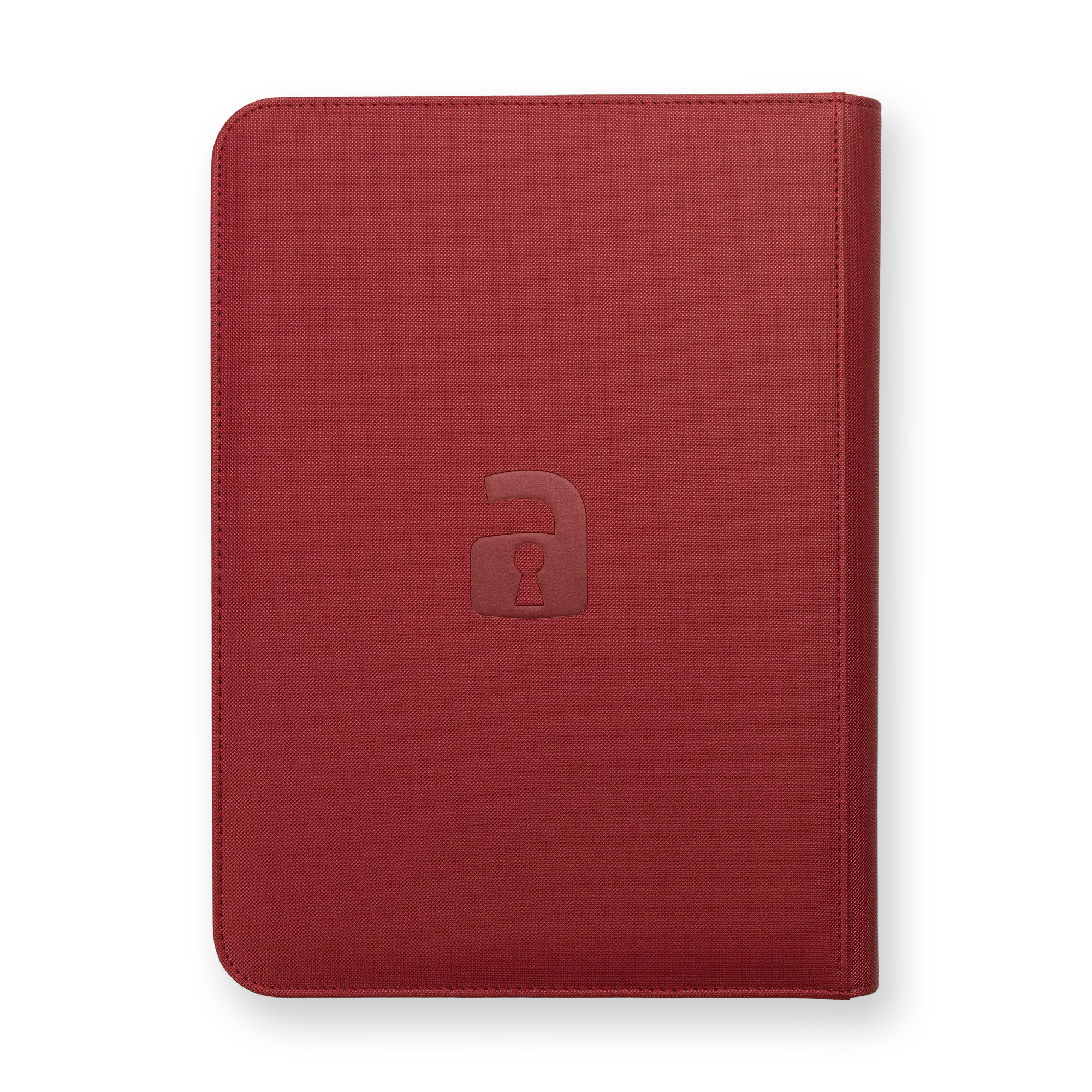 Vault X - 9-Pocket Exo-Tec® Zip Binder - Metallic Red