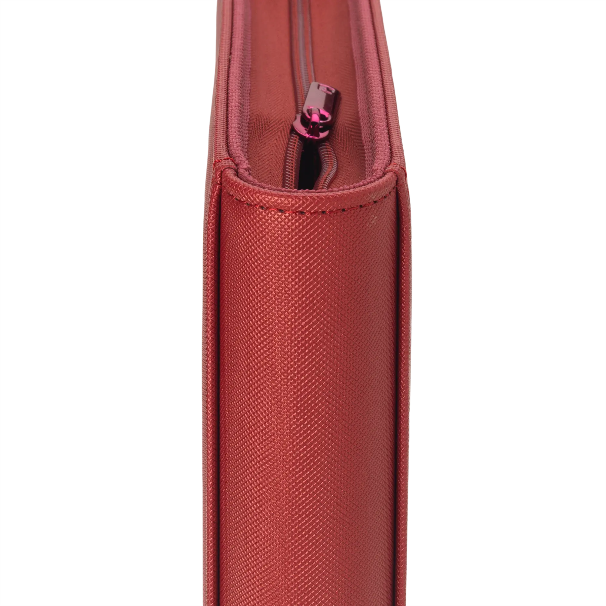 Vault X - 9-Pocket Exo-Tec® Zip Binder - Metallic Red