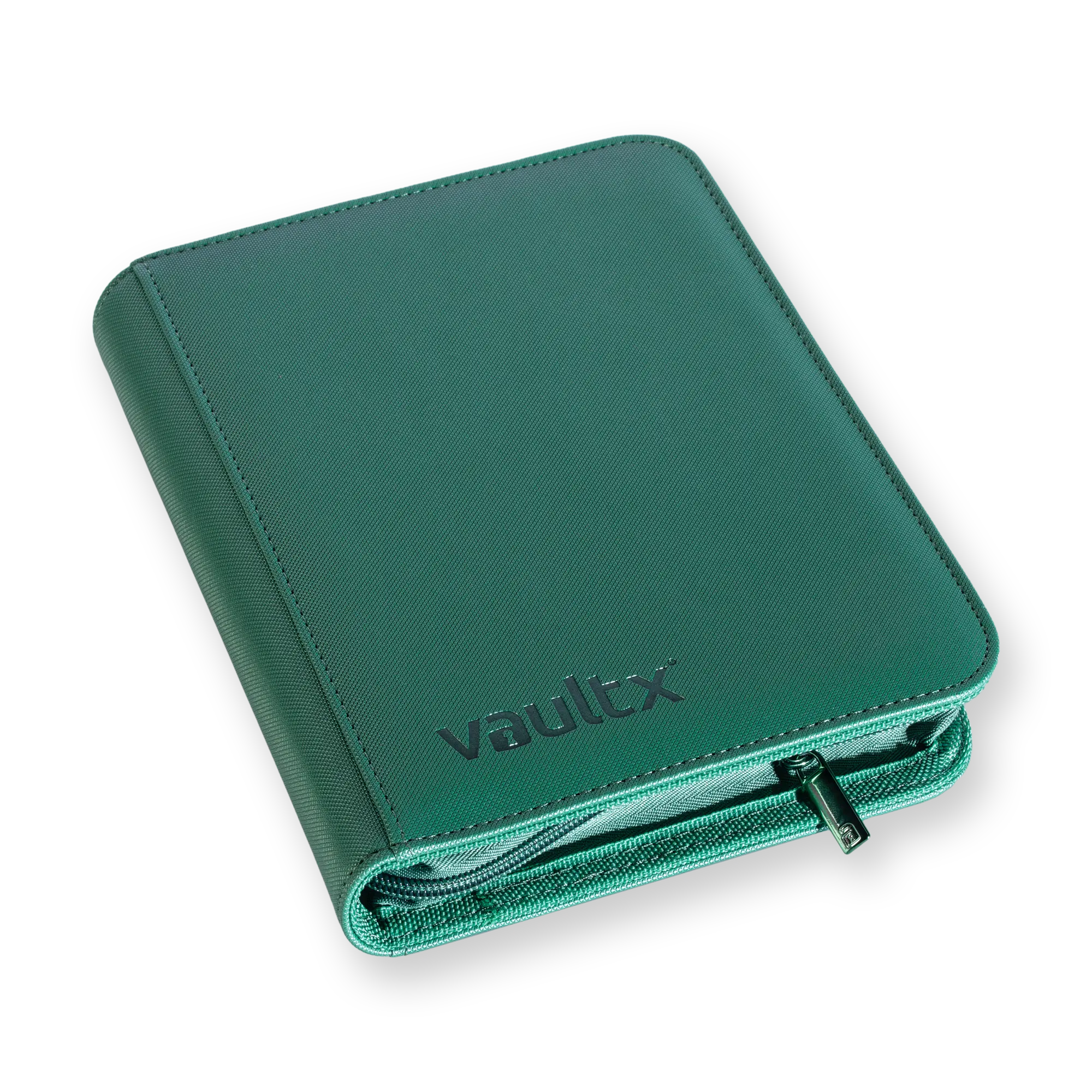 Vault X - 4-Pocket Exo-Tec® Zip Binder - Metallic Green