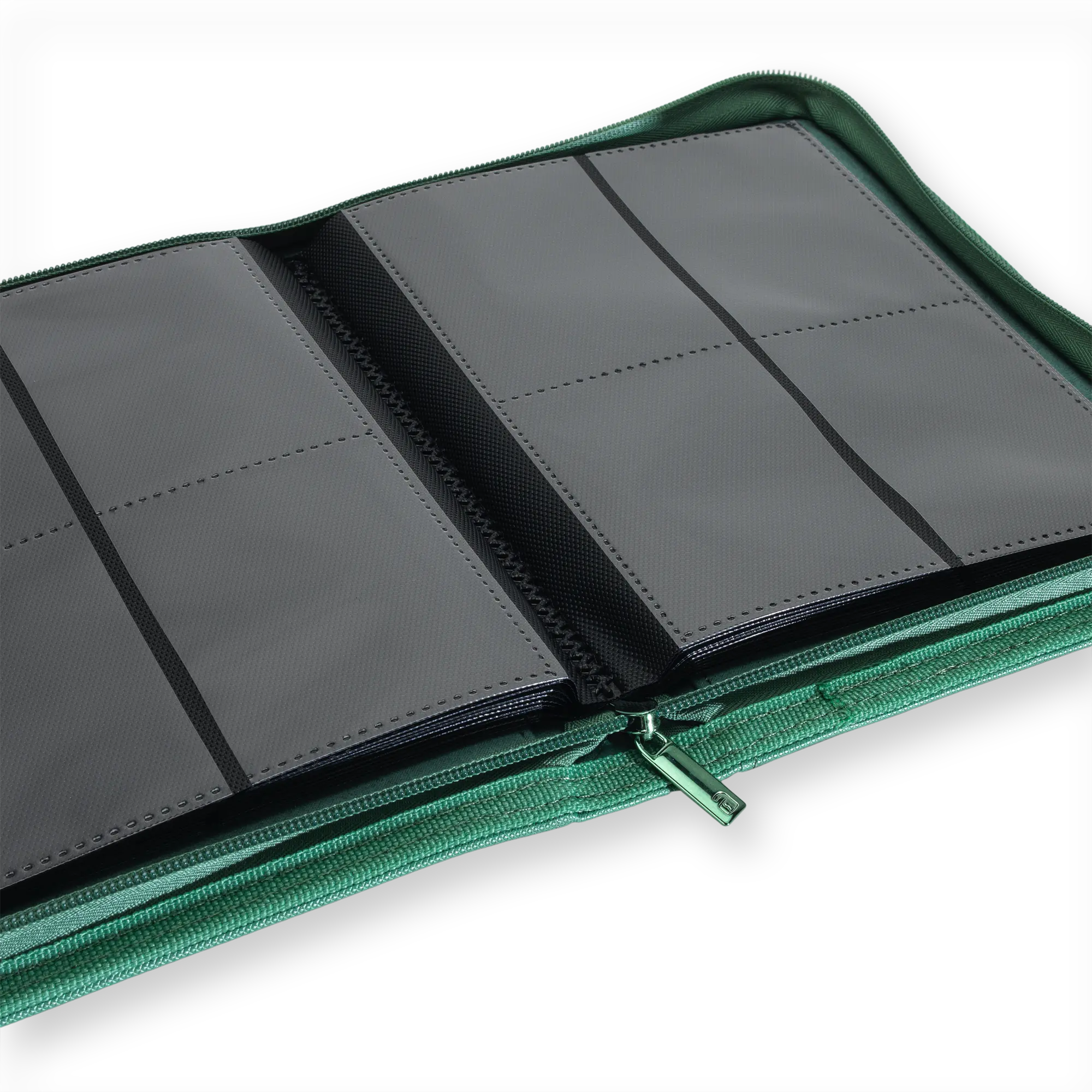 Vault X - 4-Pocket Exo-Tec® Zip Binder - Metallic Green