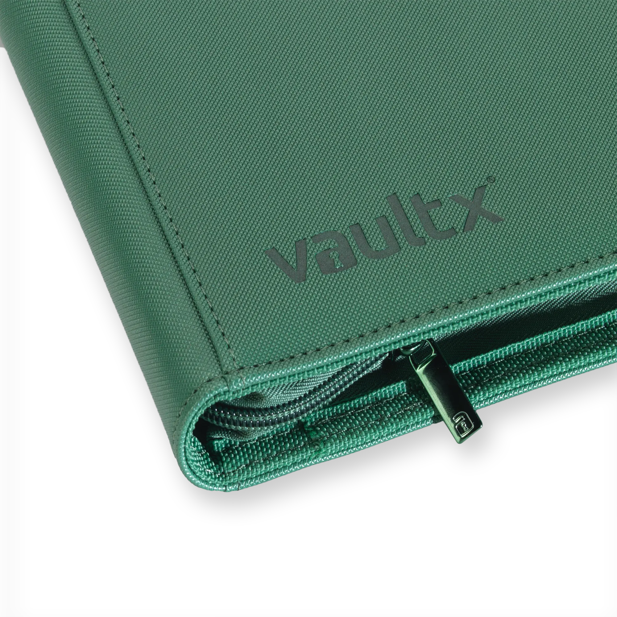 Vault X - 4-Pocket Exo-Tec® Zip Binder - Metallic Green