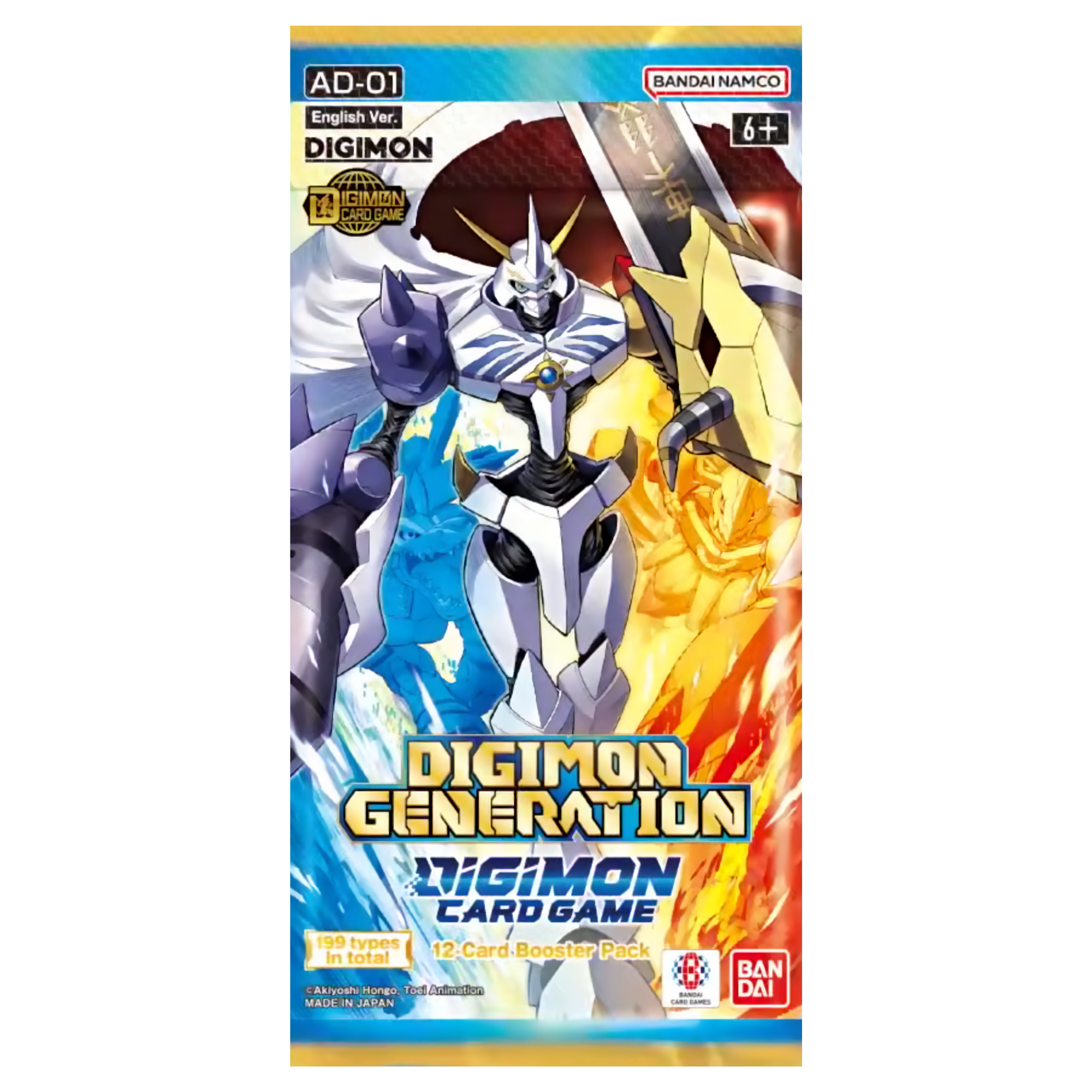 Digimon Card Game - Digimon Generation (AD01) - Advanced Booster Box (12 Packs)