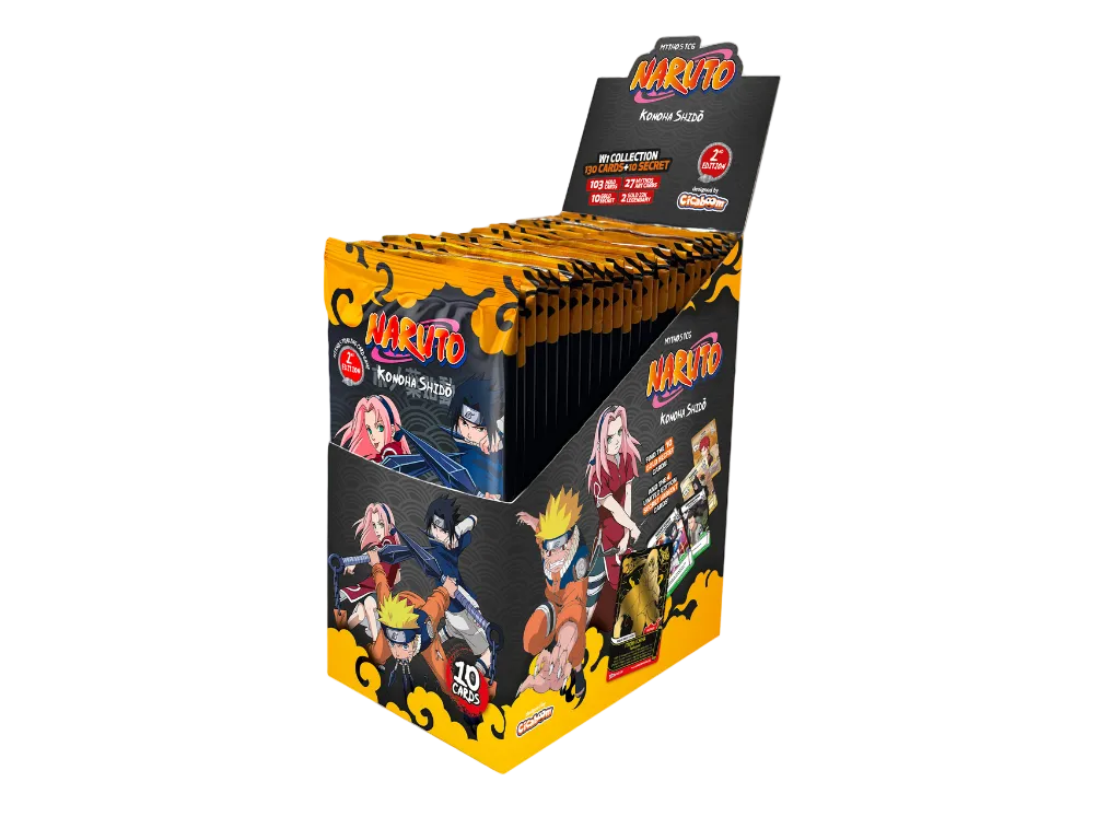 Naruto Mythos TCG - Set 01 - Konoha Shido - Booster Box (24x Packs) (2nd Edition)