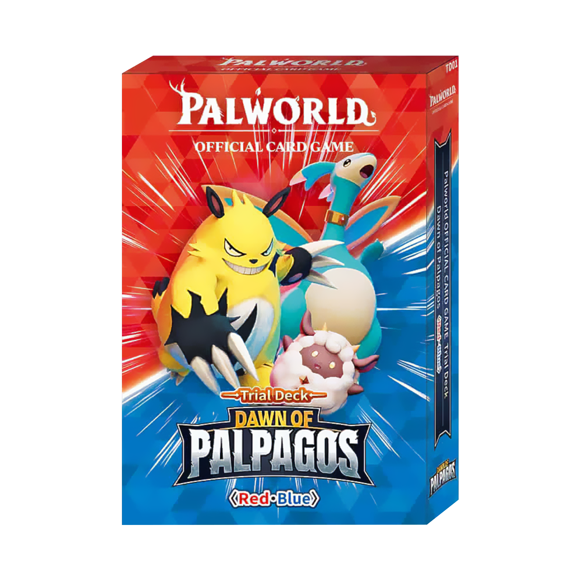 Palworld Official Card Game - Dawn of Palpagos - Red-Blue Trial Deck