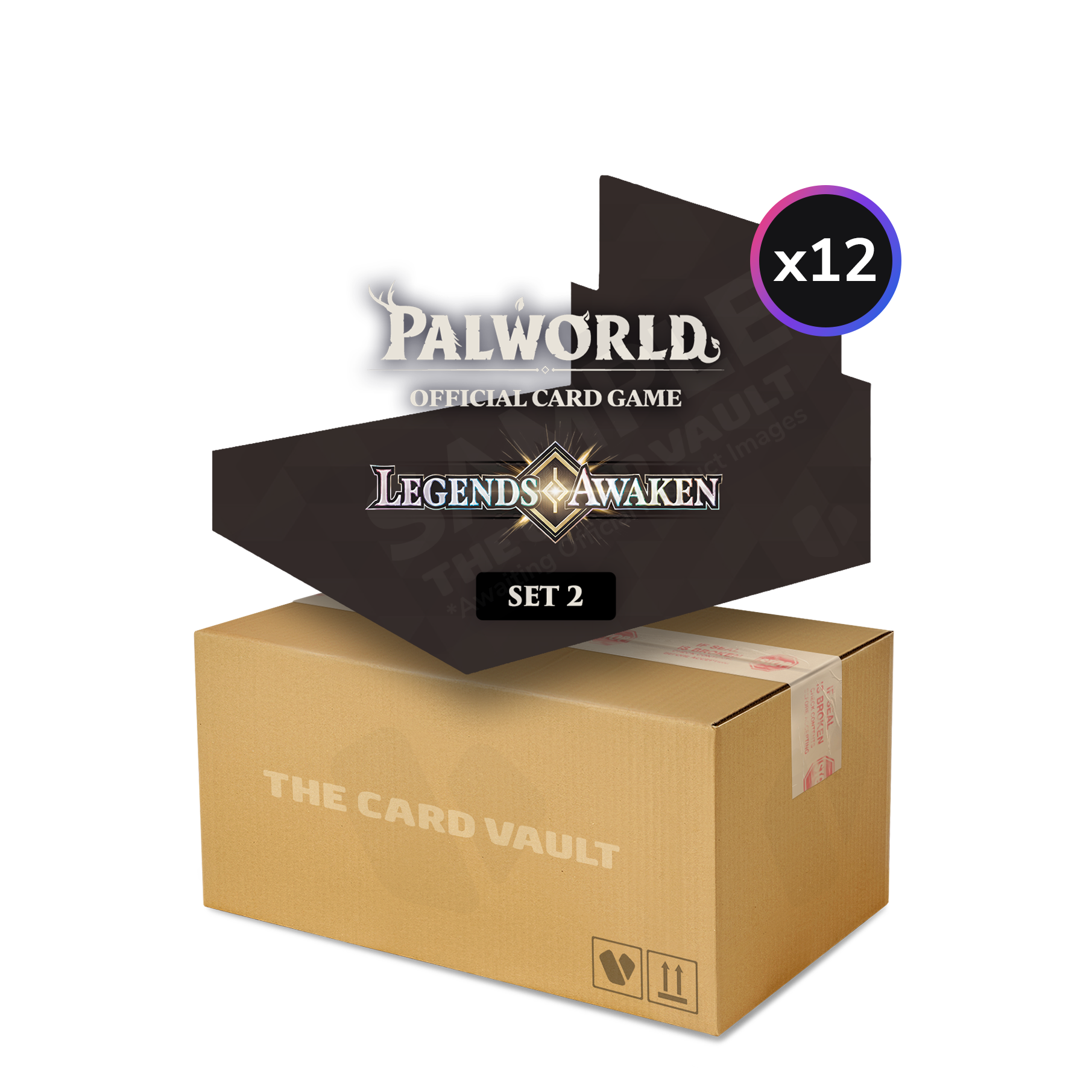 Palworld Official Card Game - Legends Awaken - Display Case (12x Booster Boxes)