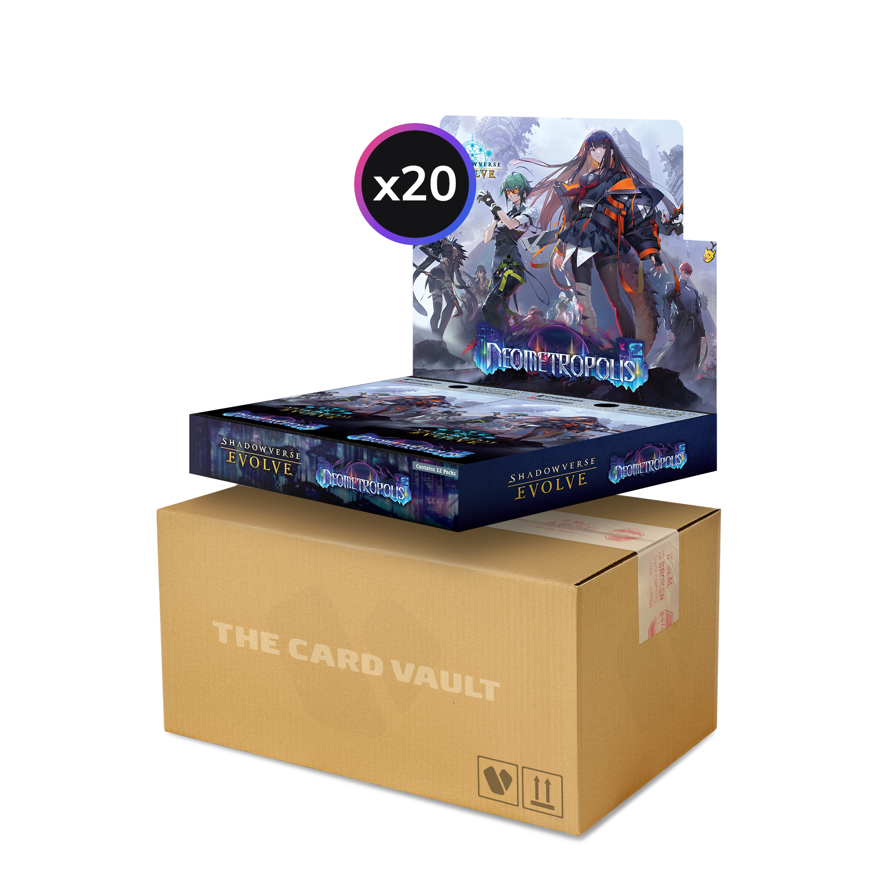 Shadowverse: Evolve - Set 18 - Neometropolis - Display Case (20x Booster Boxes)