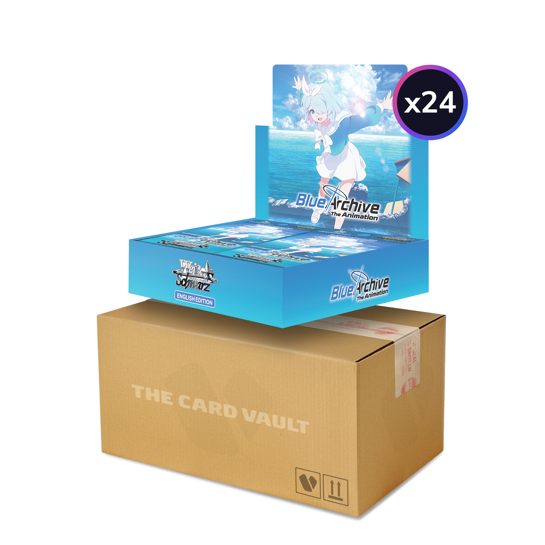 Weiss Schwarz - Blue Archive The Animation - Display Case (24x Booster Boxes)
