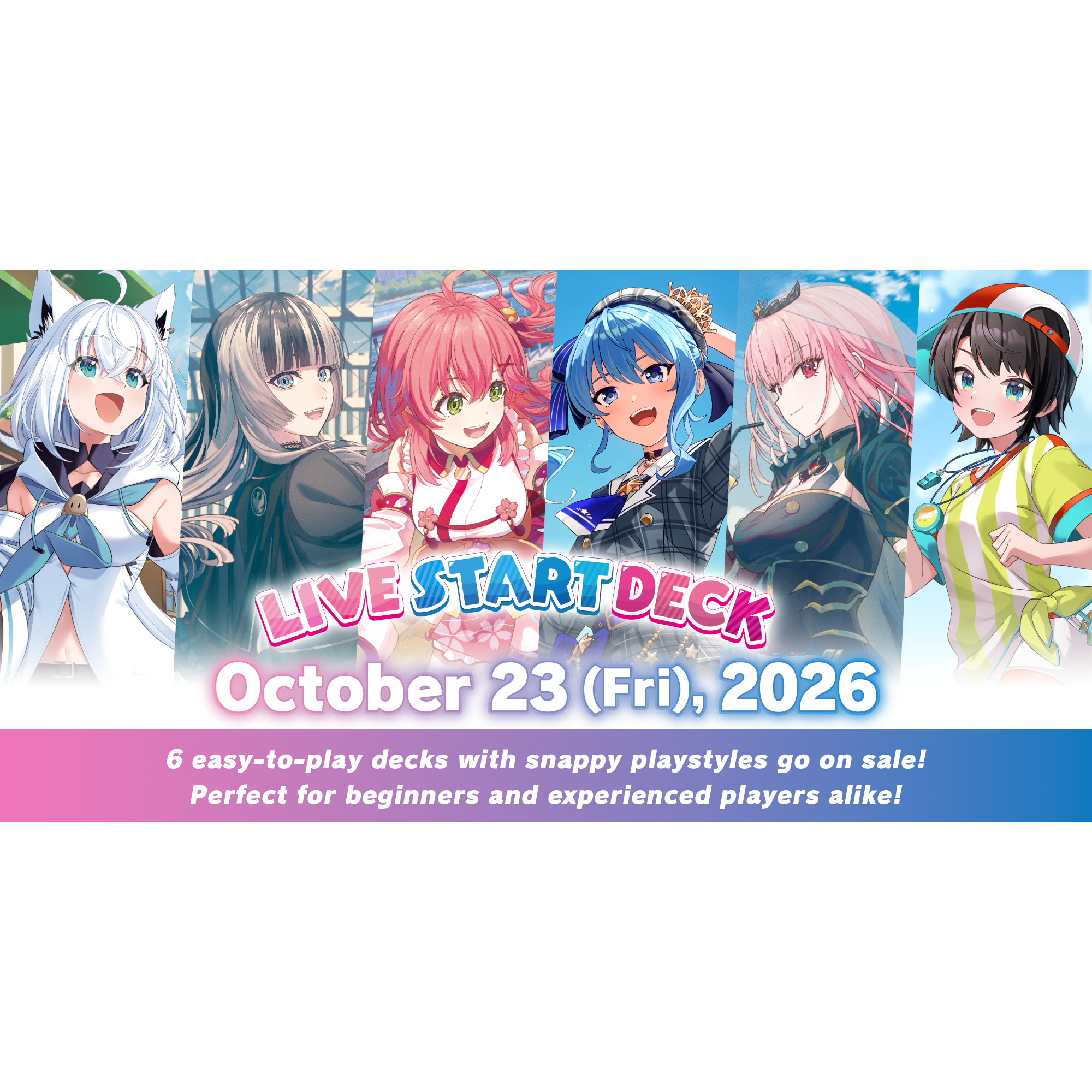 hololive Official Card Game - Live Start Deck - Shirakami Fubuki Deck