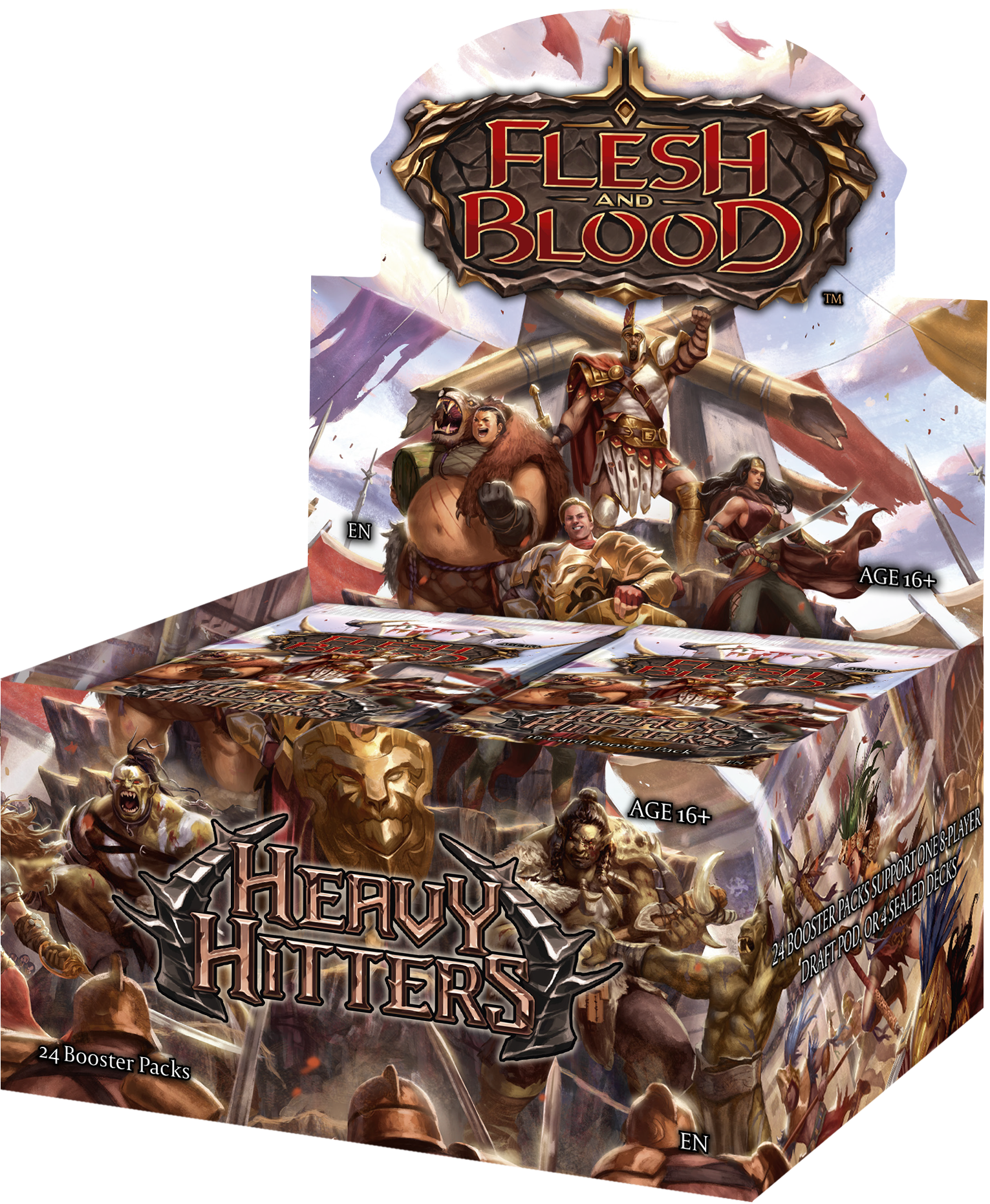 Flesh and Blood TCG - Heavy Hitters - Booster Box (24x Packs)