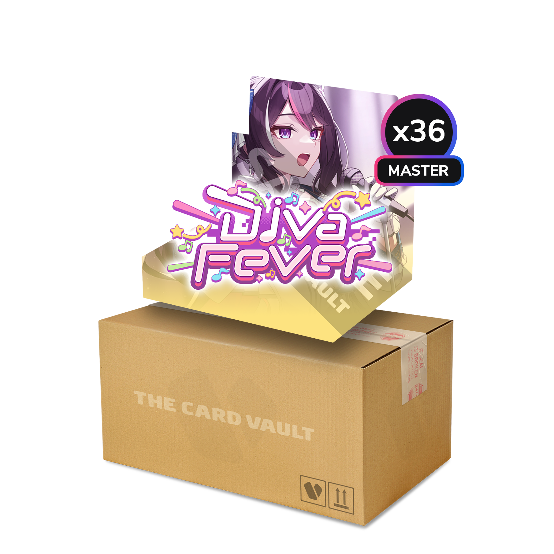 hololive Official Card Game - Diva Fever - Master Display Case (36x Booster Boxes)