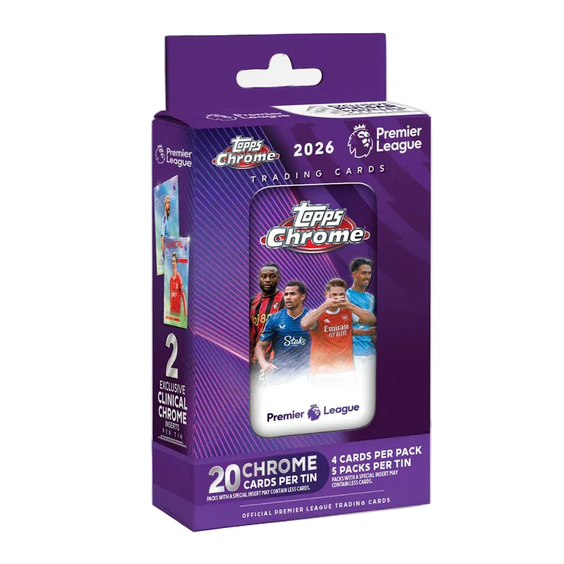 Topps - 2026 Chrome Premier League Football (Soccer) - Tin
