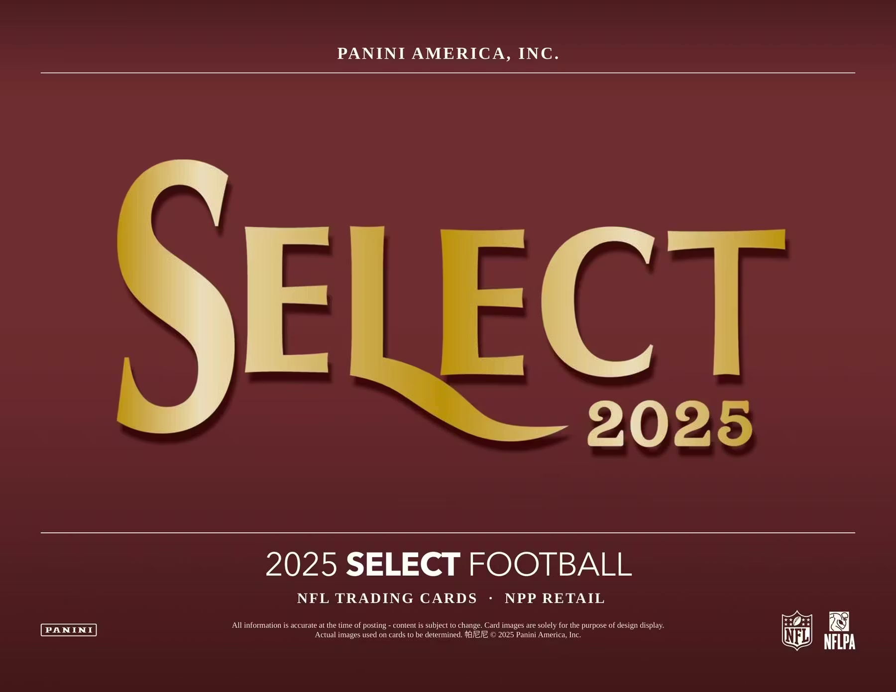 Panini - 2025 Select American Football (NFL) - Blaster Box