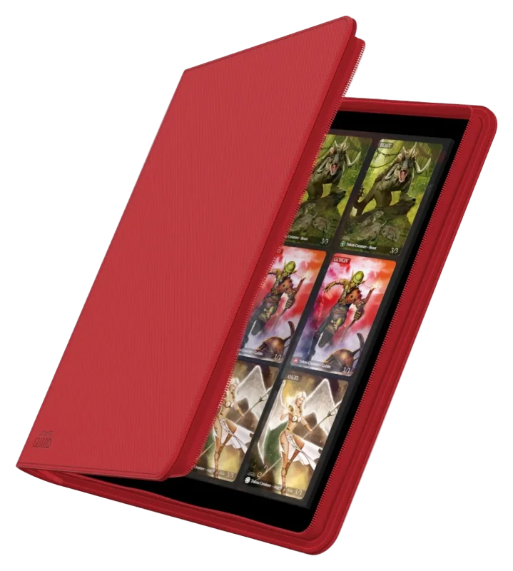 Ultimate Guard - Zipfolio 480 XenoSkin - 24-Pocket Portfolio - Red