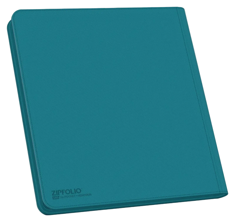 Ultimate Guard - Zipfolio 480 XenoSkin - 24-Pocket Portfolio - Petrol Blue