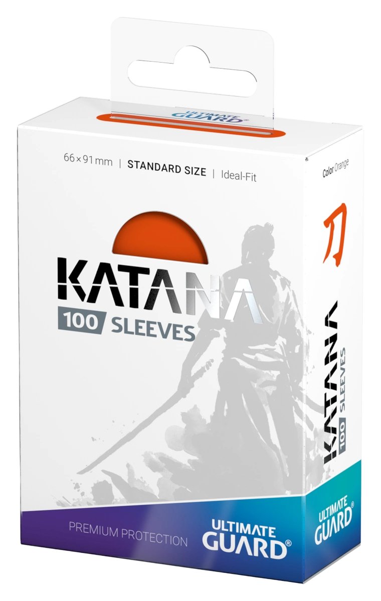 Ultimate Guard - Katana Sleeves - Standard Size - Ideal-Fit - Orange - 100pk