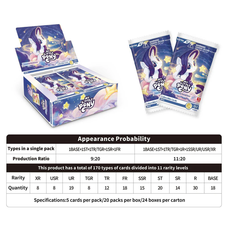 Kayou - My Little Pony - Friendship Eternal Cards Series 02 (Rainbow Edition) - Booster Box (20x Packs)