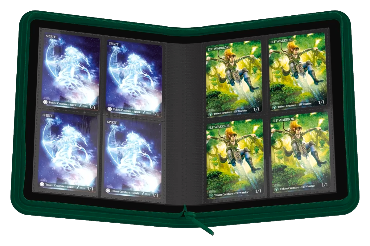Ultimate Guard - Zipfolio 160 XenoSkin - 8-Pocket Portfolio - Green