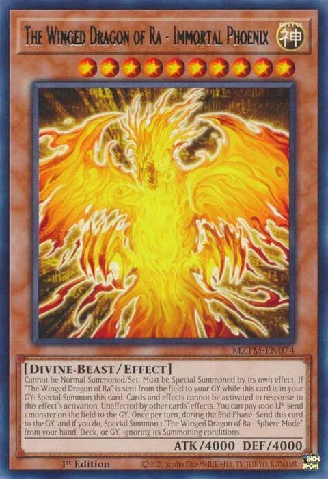 The Winged Dragon of Ra - Immortal Phoenix (MZTM-EN074)