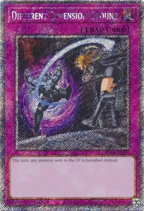 Different Dimension Ground (Platinum Secret Rare) (RA04-EN101)