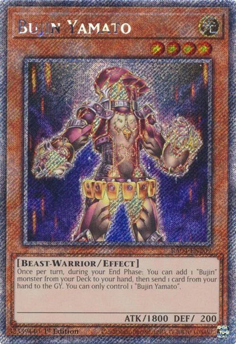 Bujin Yamato (Platinum Secret Rare) (RA04-EN209)
