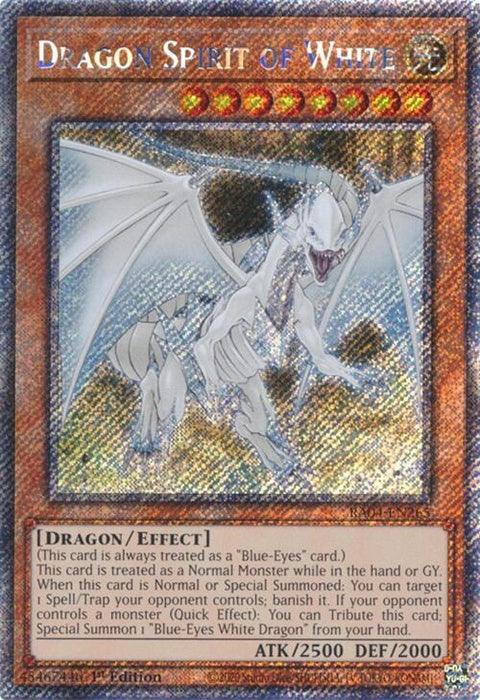 Dragon Spirit of White (Platinum Secret Rare) (RA04-EN265)