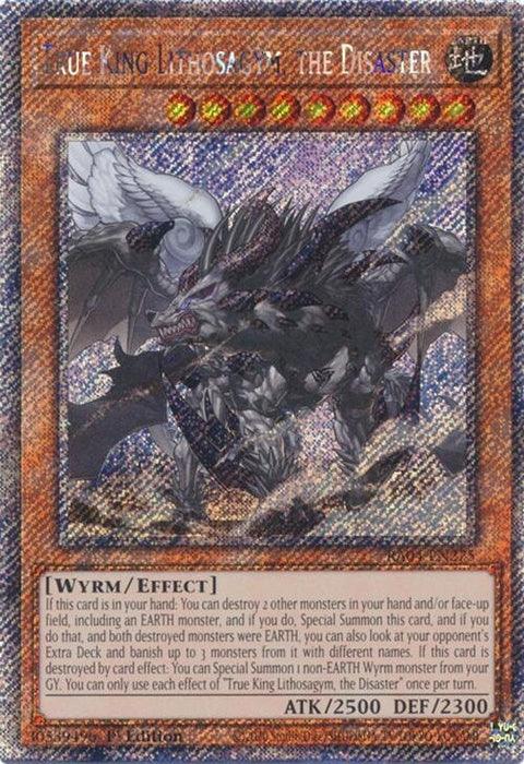 True King Lithosagym, the Disaster (Platinum Secret Rare) (RA04-EN275)