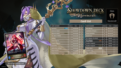 Shadowverse: Evolve - Showdown Deck - Bundle