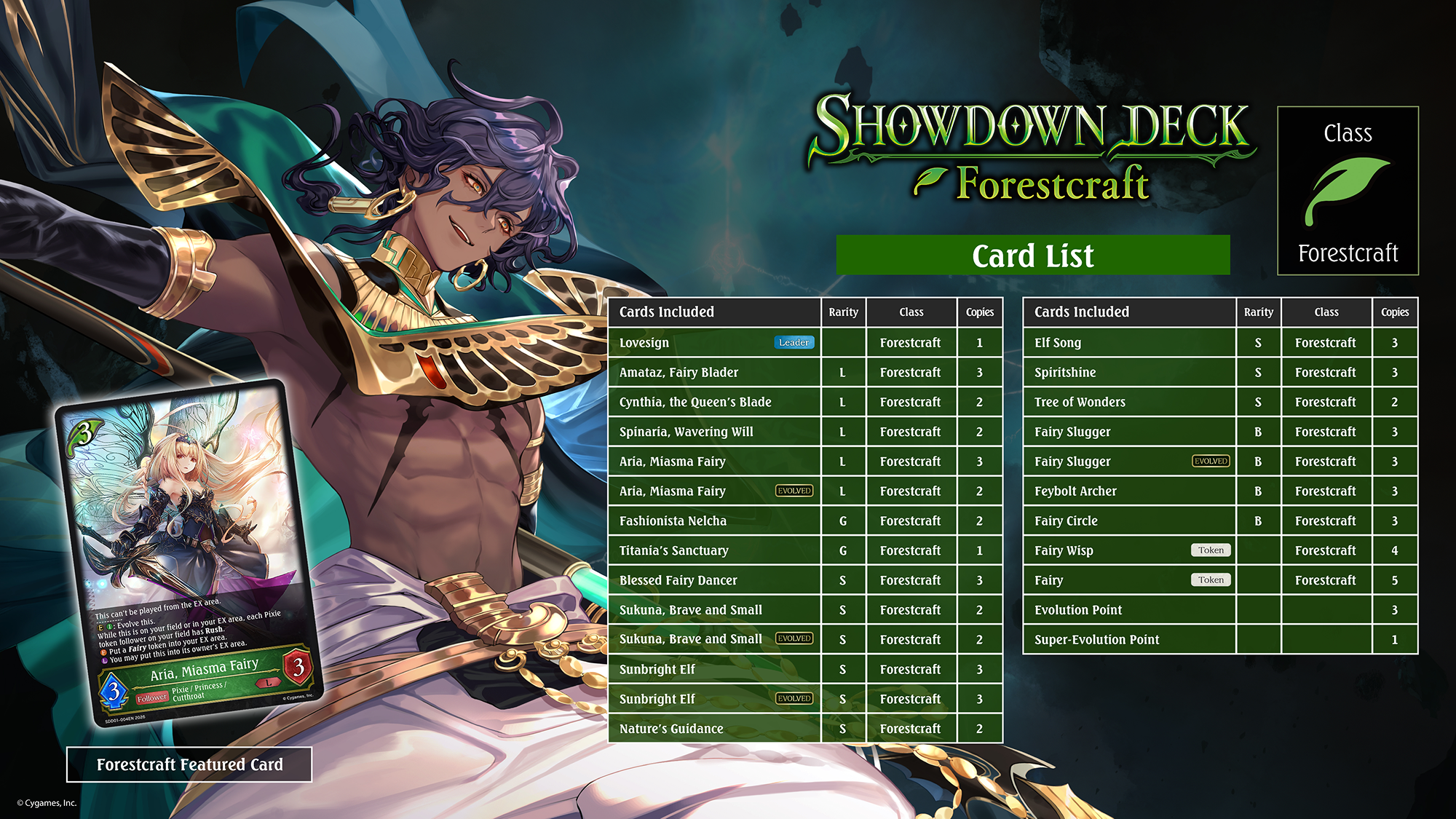 Shadowverse: Evolve - Showdown Deck - Bundle