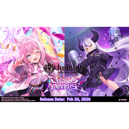 hololive Official Card Game - Curious Universe - Master Display Case (36x Booster Boxes)