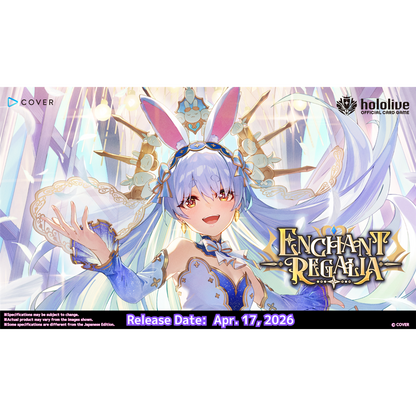 hololive Official Card Game - Enchant Regalia - Display Case (12x Booster Boxes)
