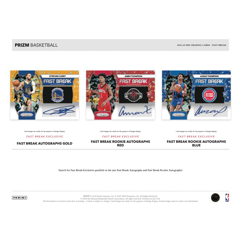 2023/24 Panini Prizm Fast Break Basketball Box