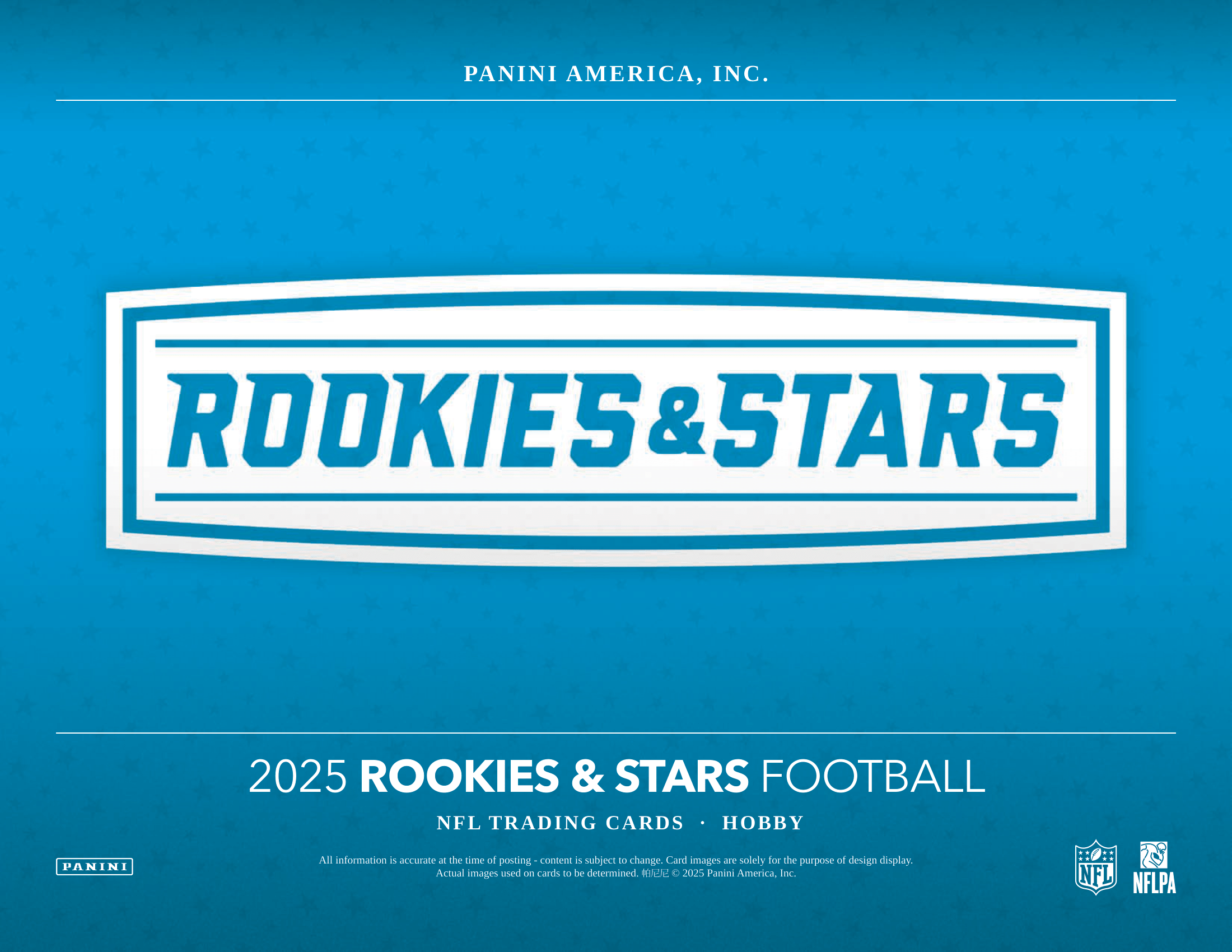 Panini - 2025 Rookies &amp; Stars American Football (NFL) - Hobby Box