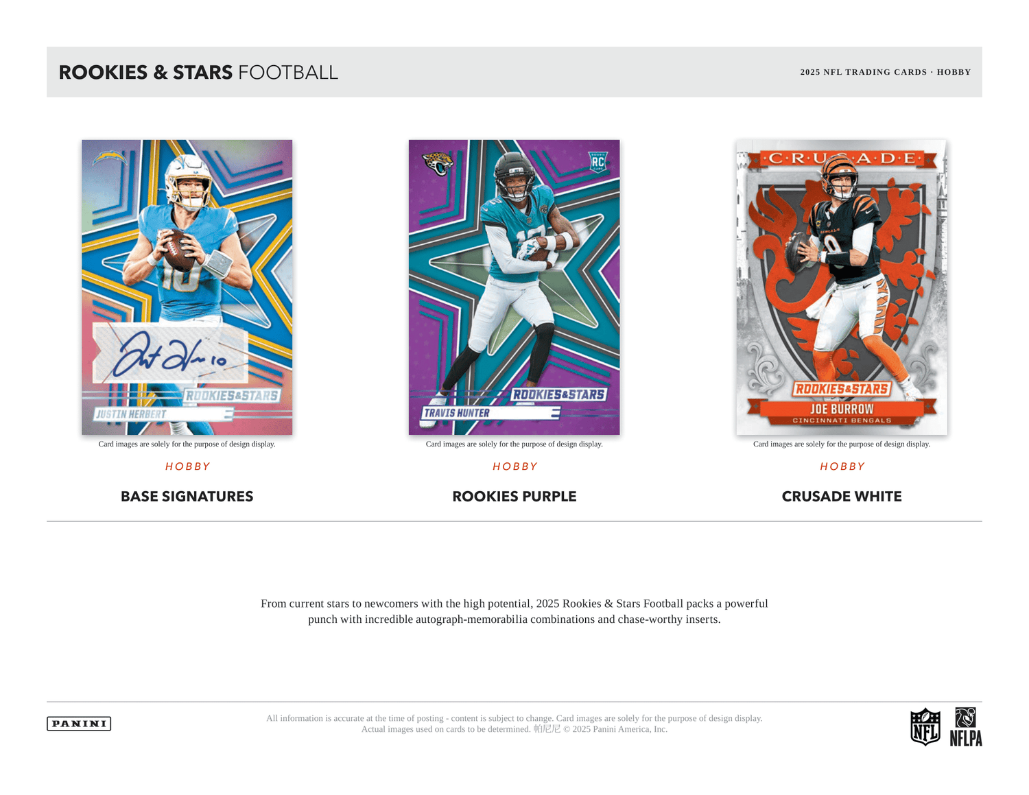 Panini - 2025 Rookies &amp; Stars American Football (NFL) - Hobby Box