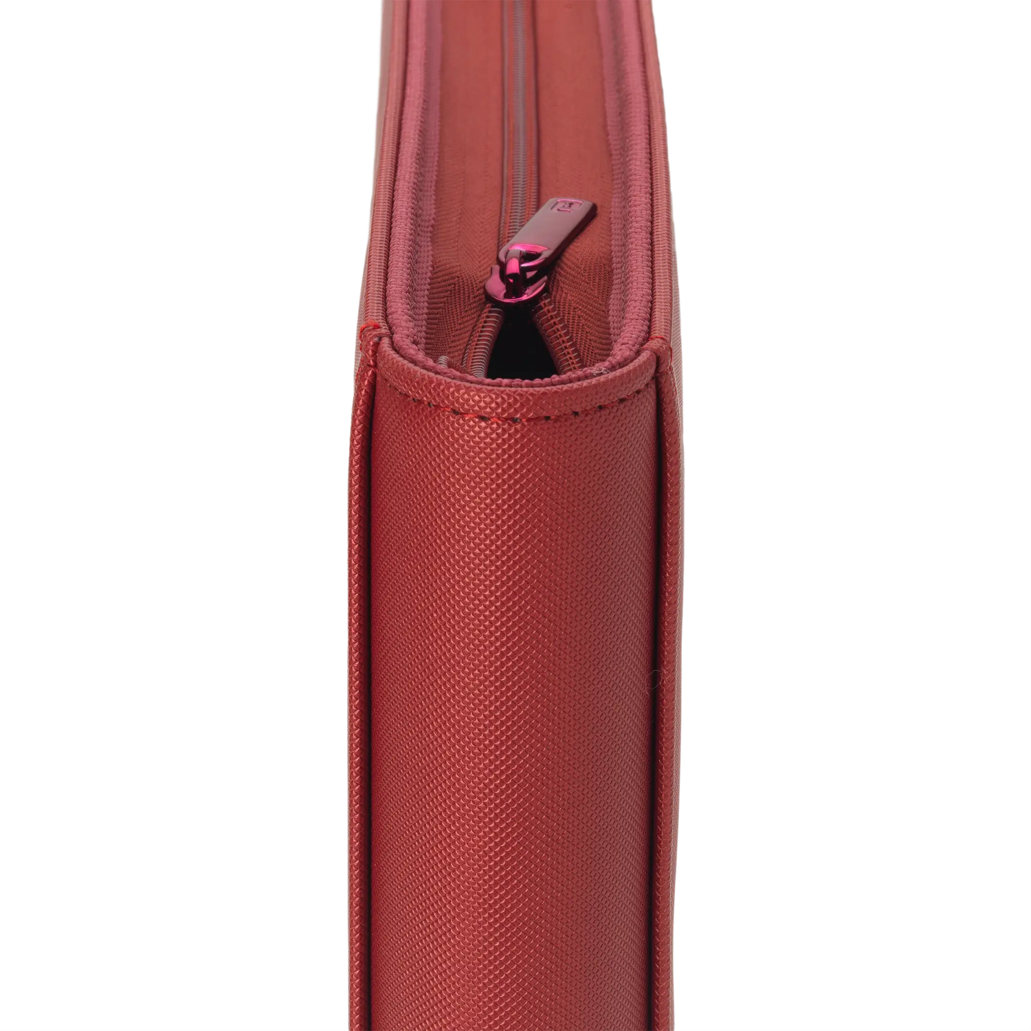Vault X - 12-Pocket Exo-Tec® Zip Binder - Metallic Red