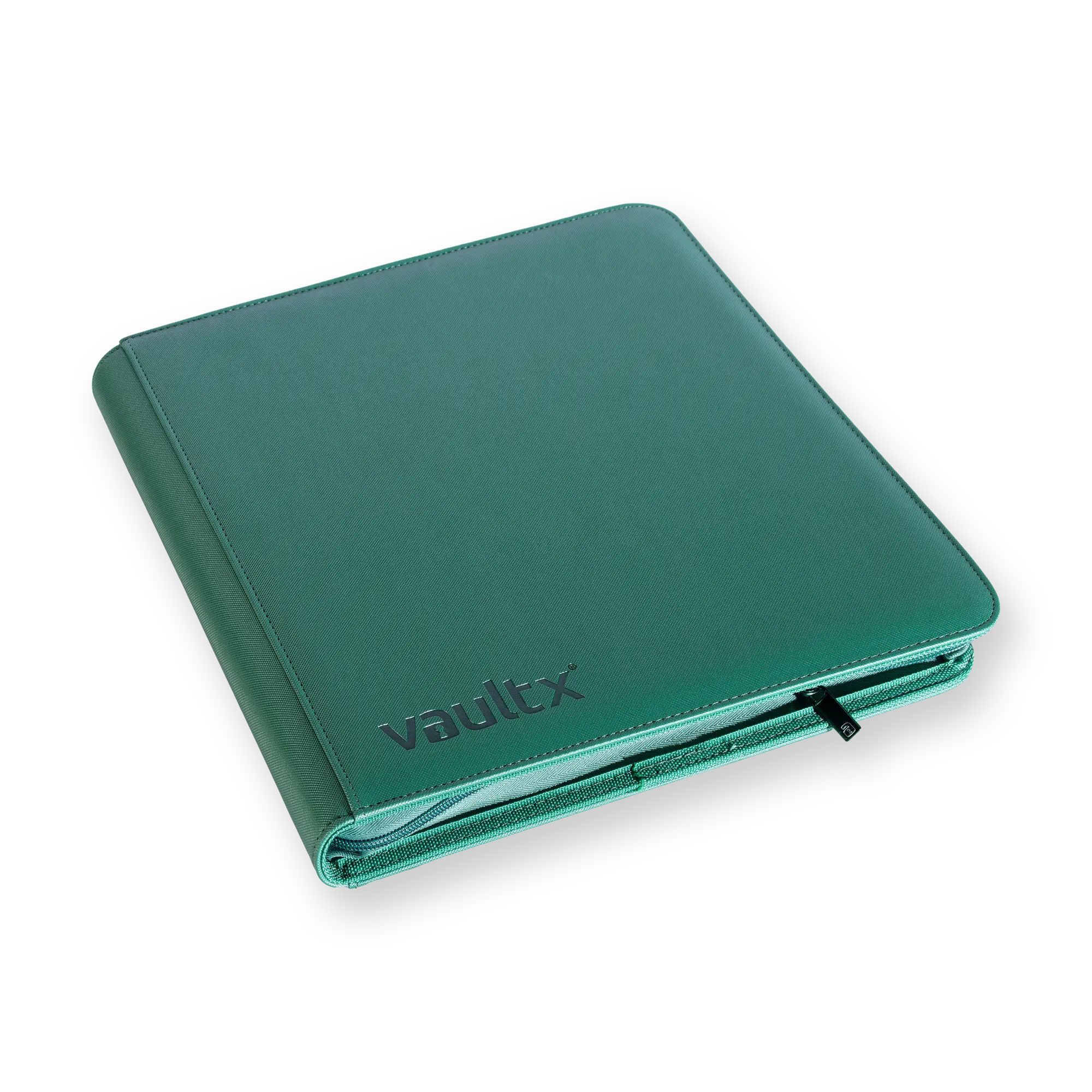 Vault X - 12-Pocket Exo-Tec® Zip Binder - Metallic Green