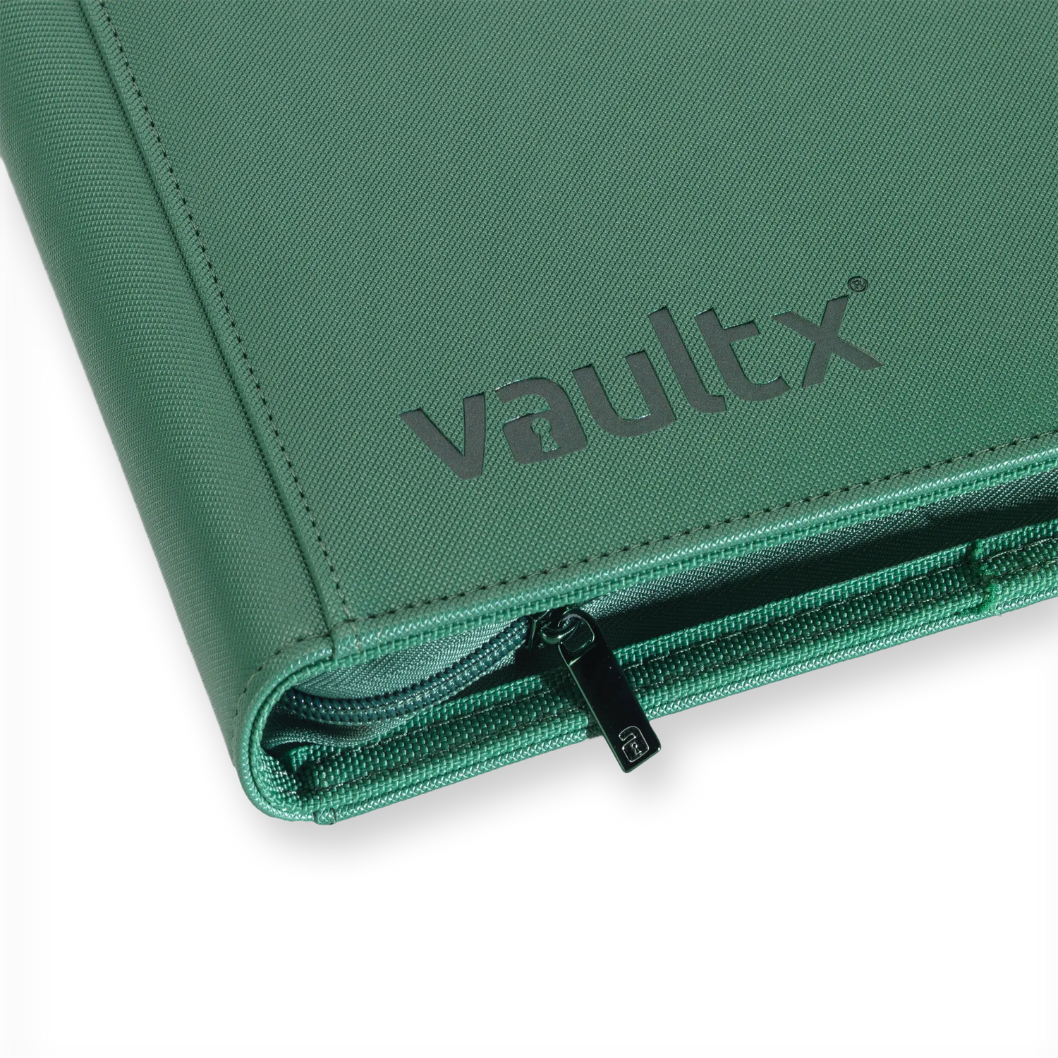 Vault X - 12-Pocket Exo-Tec® Zip Binder - Metallic Green