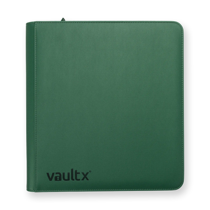 Vault X - 12-Pocket Exo-Tec® Zip Binder - Metallic Green
