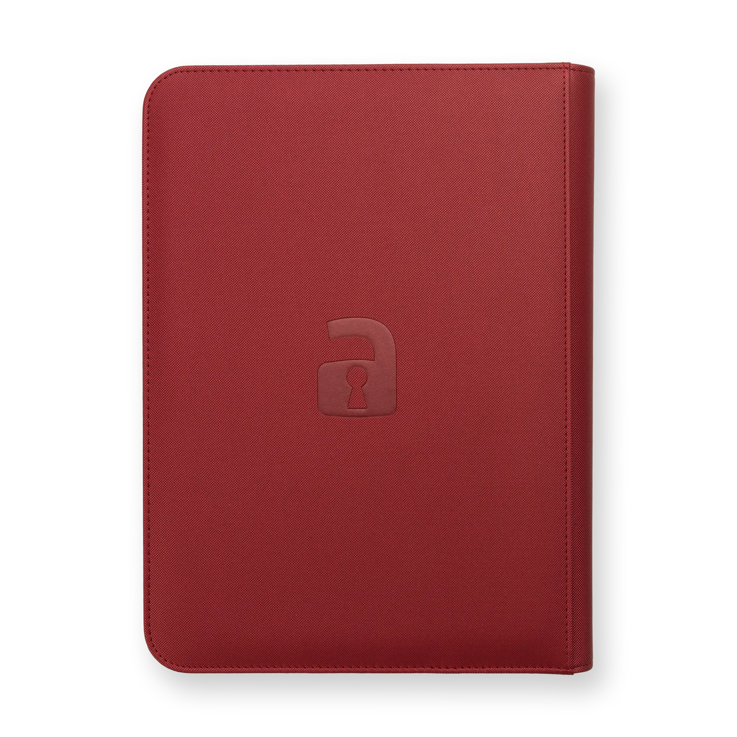 Vault X - 9-Pocket Exo-Tec® Zip Binder - Metallic Red