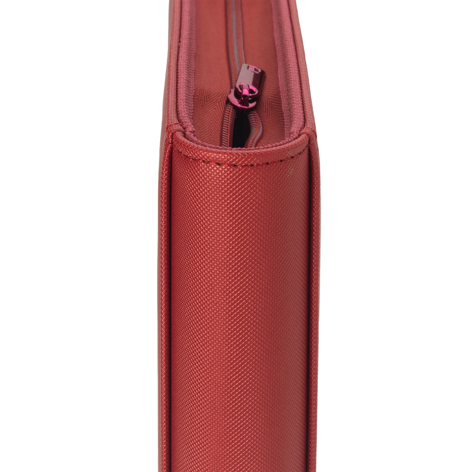Vault X - 9-Pocket Exo-Tec® Zip Binder - Metallic Red
