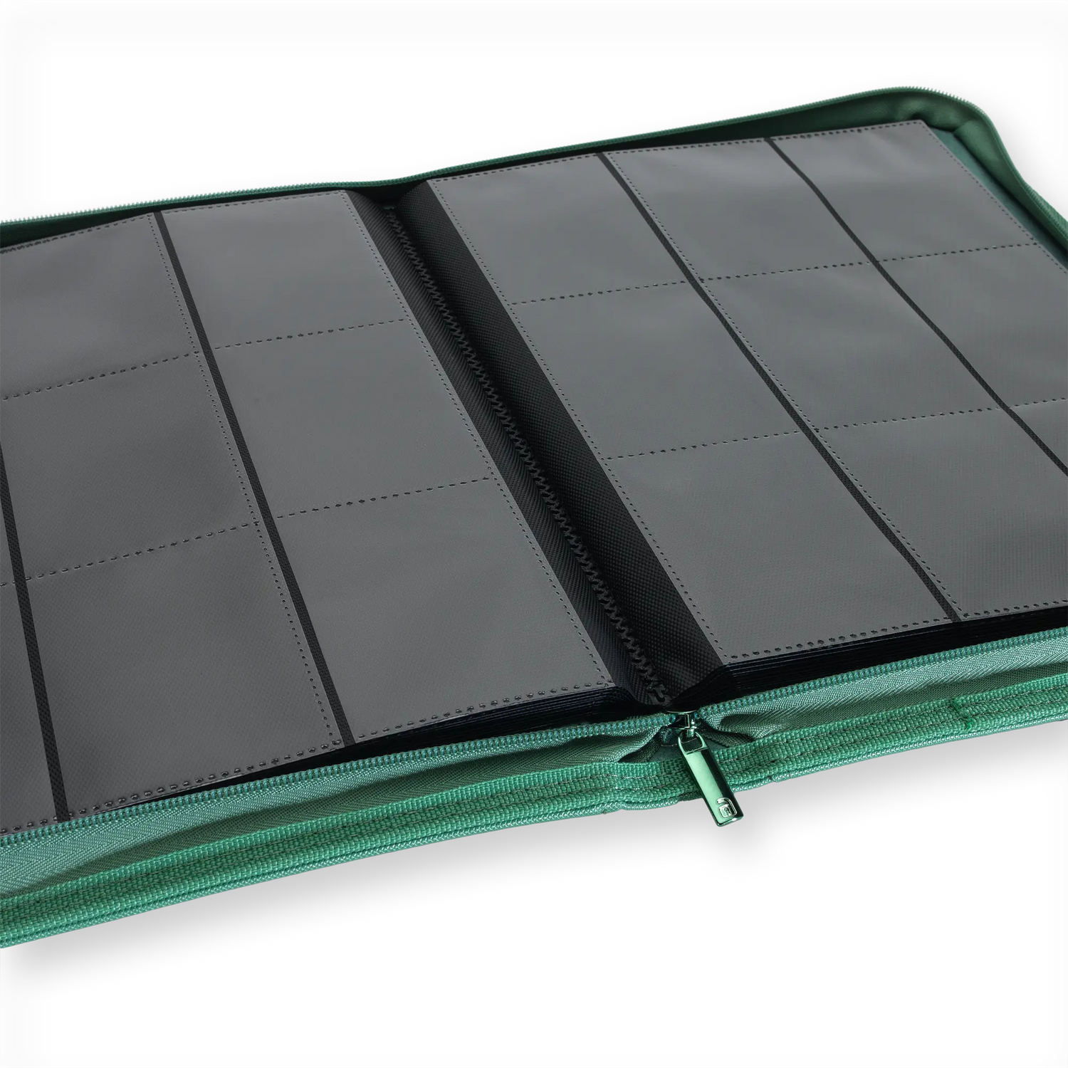 Vault X - 9-Pocket Exo-Tec® Zip Binder - Metallic Green