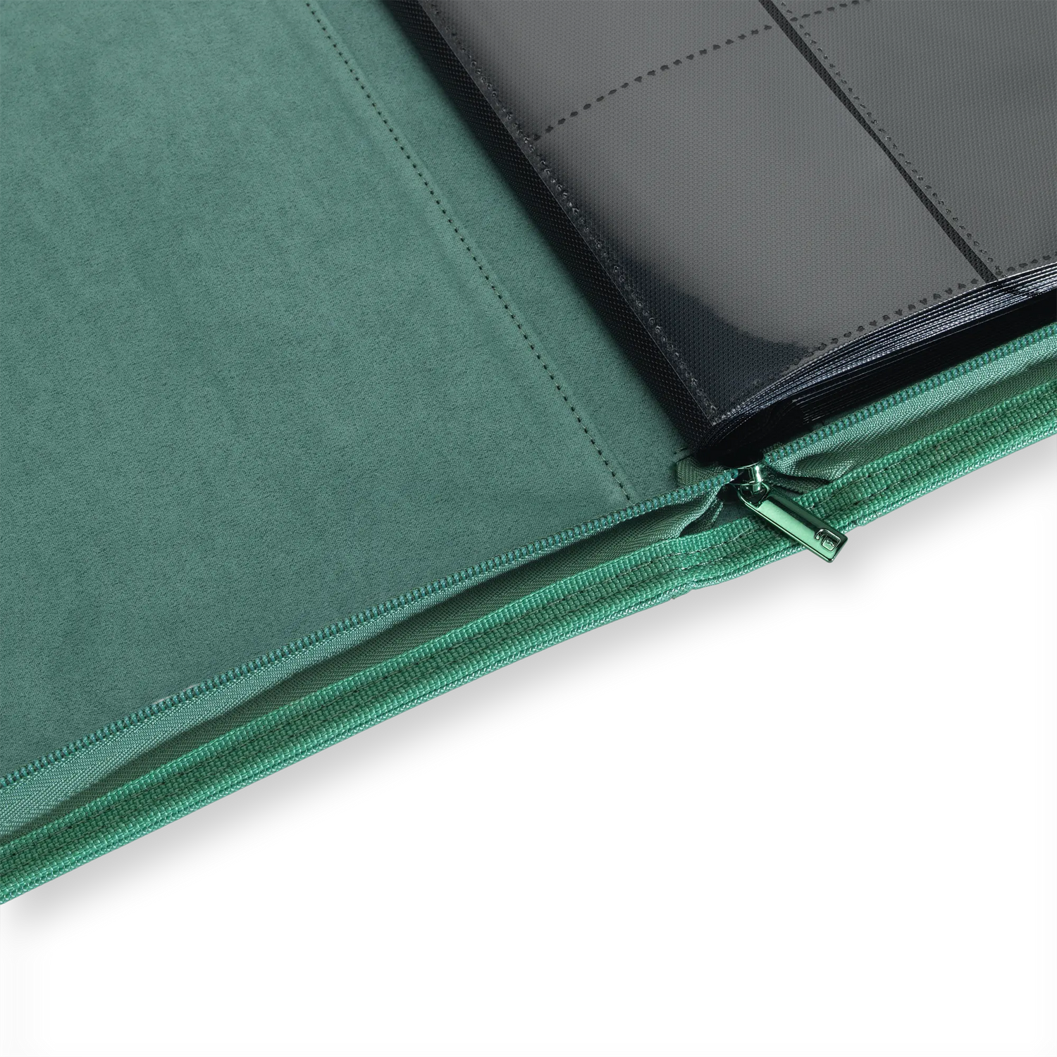 Vault X - 9-Pocket Exo-Tec® Zip Binder - Metallic Green