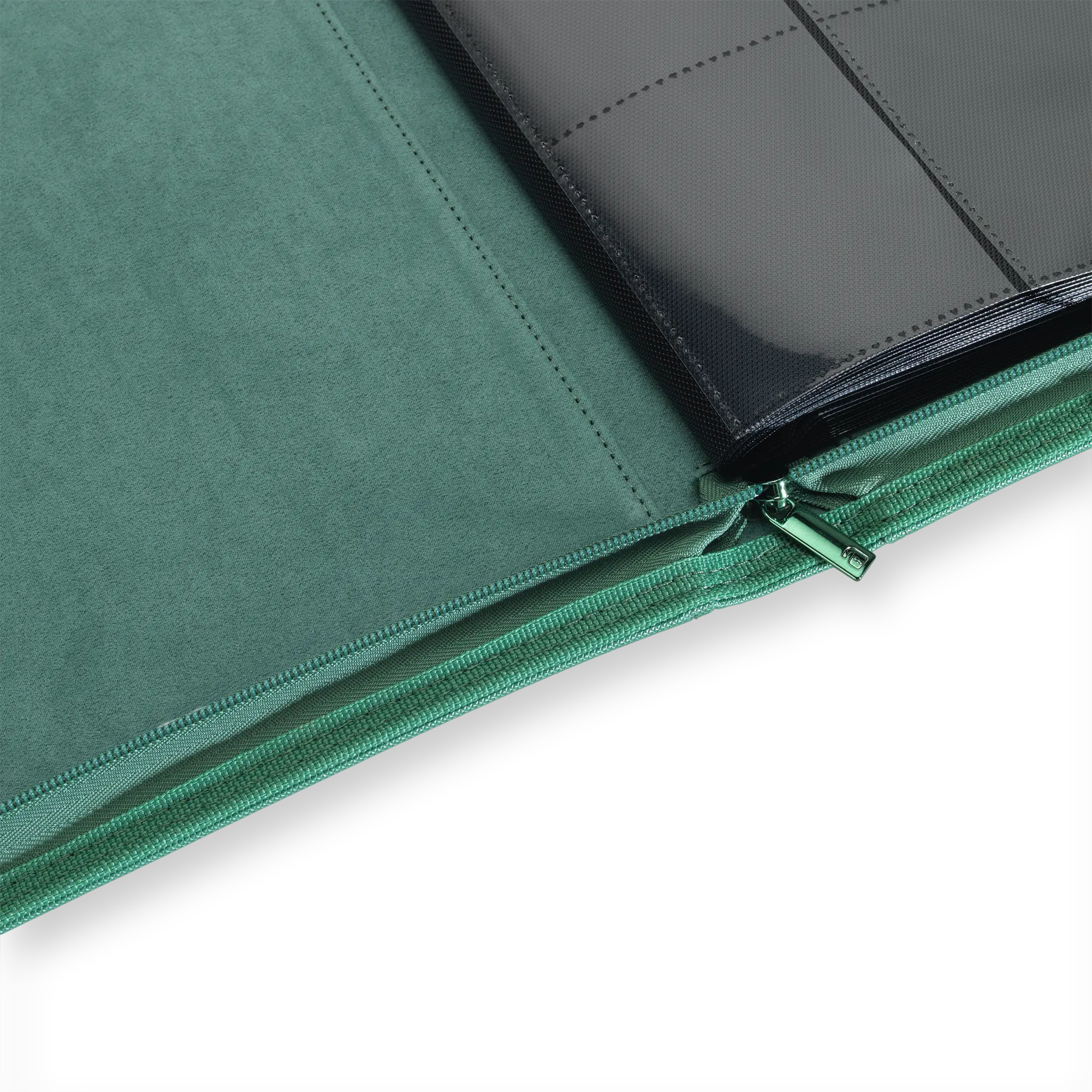 Vault X - 9-Pocket Exo-Tec® Zip Binder - Metallic Green
