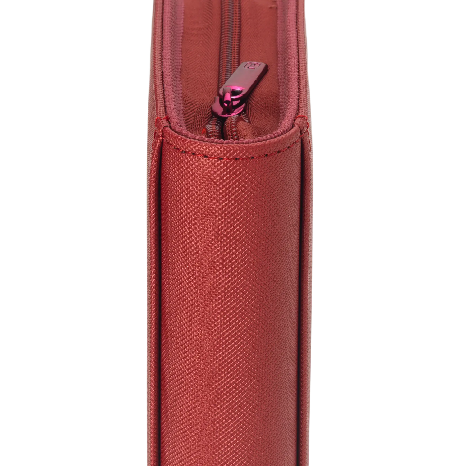 Vault X - 4-Pocket Exo-Tec® Zip Binder - Metallic Red