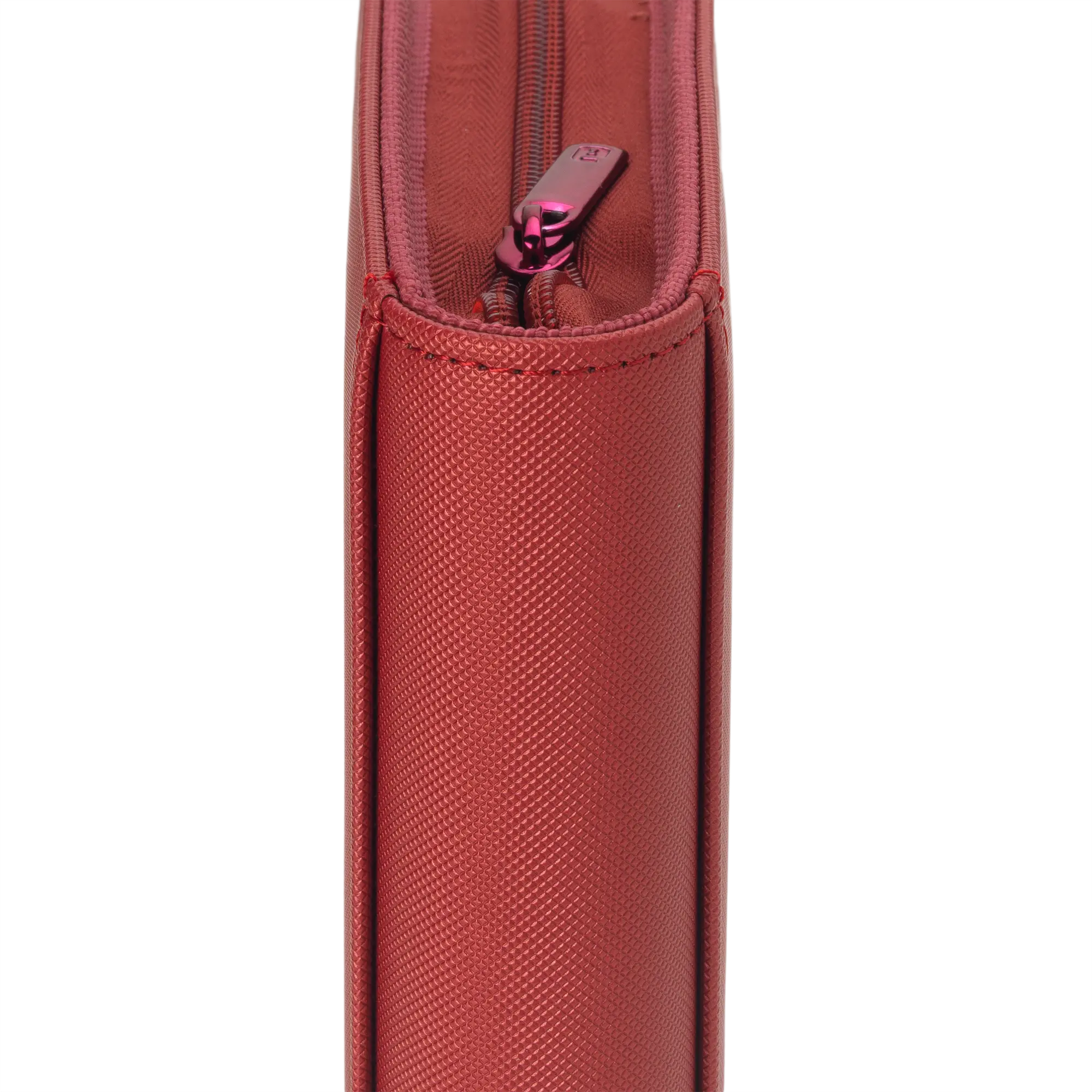 Vault X - 4-Pocket Exo-Tec® Zip Binder - Metallic Red