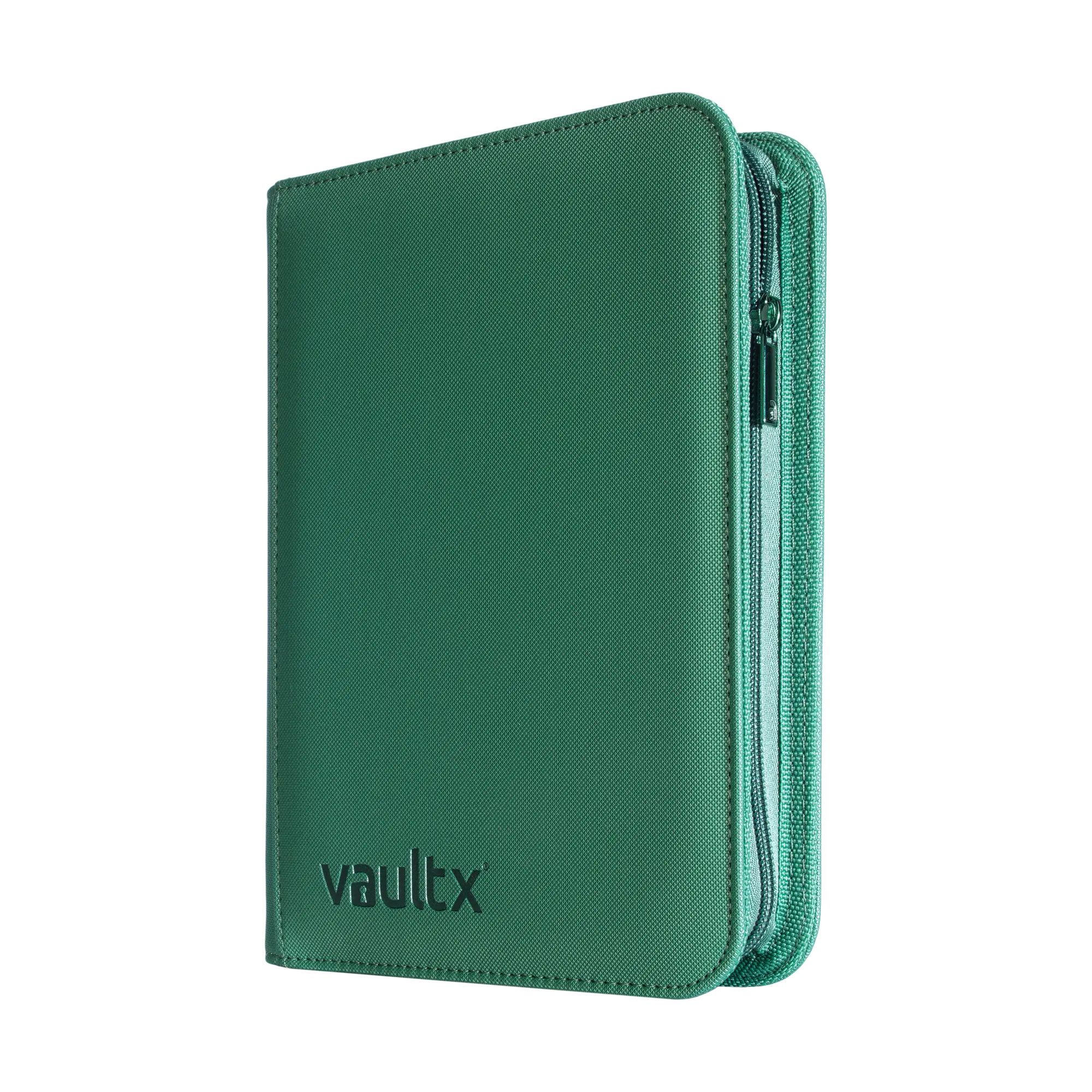 Vault X - 4-Pocket Exo-Tec® Zip Binder - Metallic Green