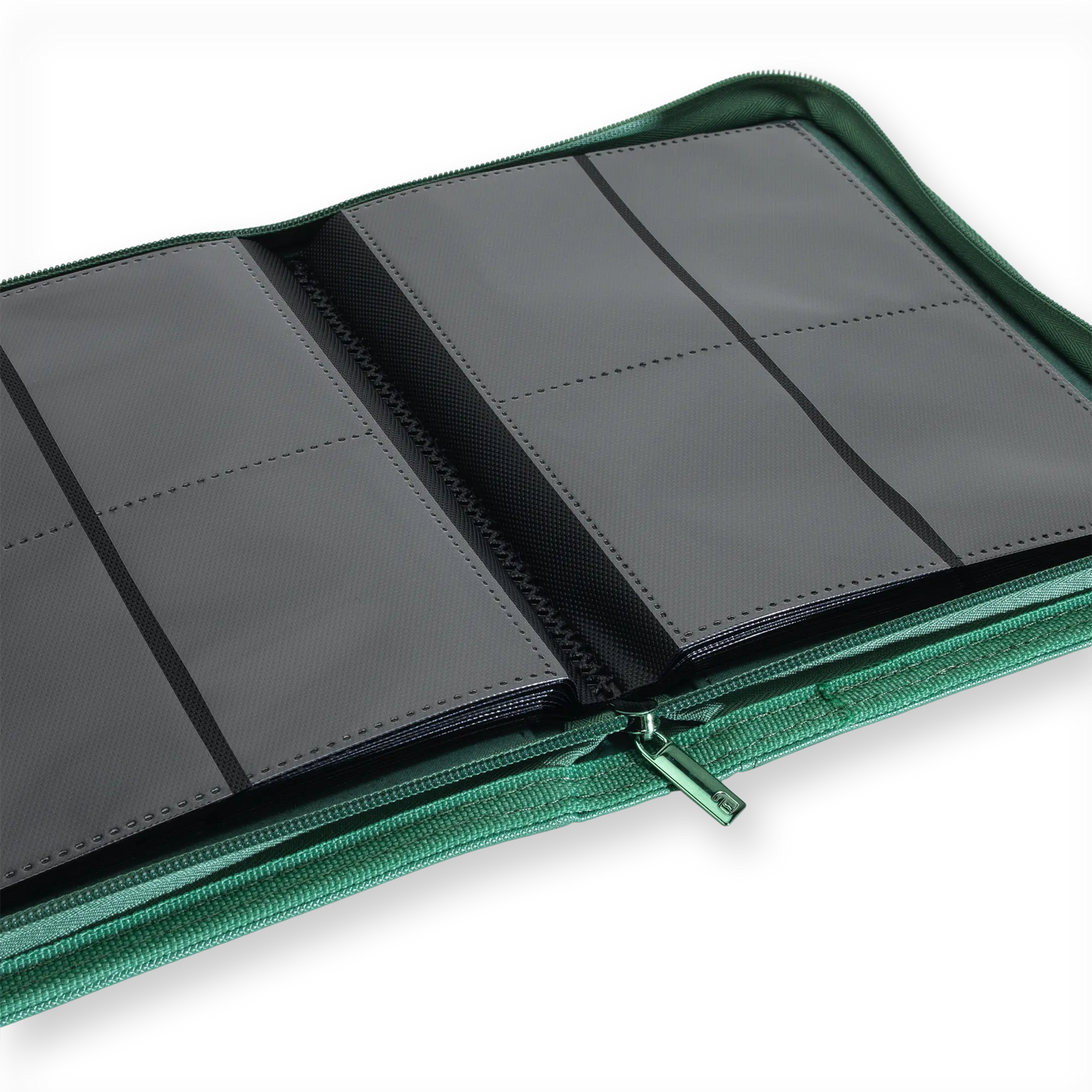 Vault X - 4-Pocket Exo-Tec® Zip Binder - Metallic Green
