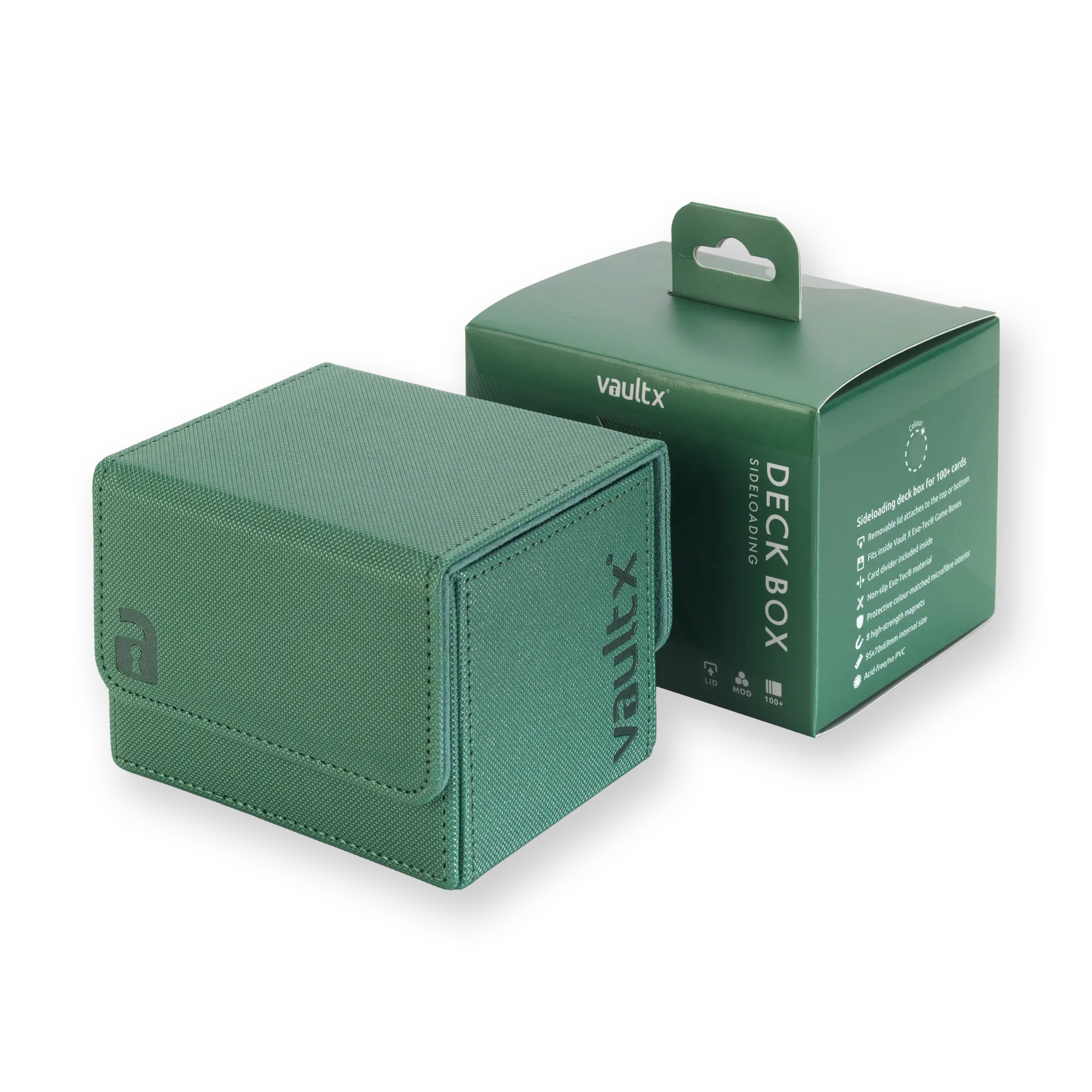 Vault X - Exo-Tec® Sideloading Deck Box 100+ - Metallic Green