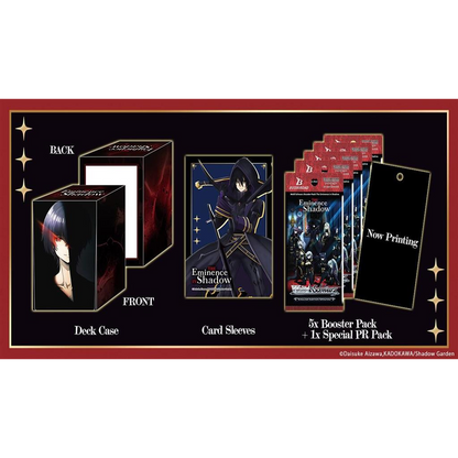 Weiss Schwarz - The Eminence in Shadow - Supply Set