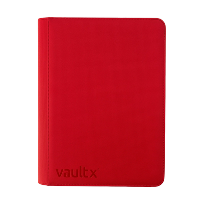 Vault X - 16-Pocket Exo-Tec® XXL Zip Binder - Red